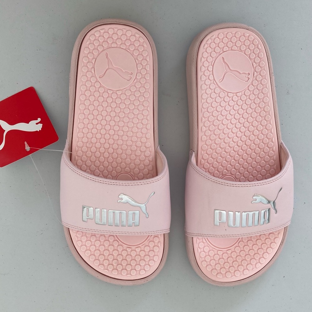 PUMA women’s Cool Cat pink slide sandals Size 6 - Picture 5 of 7
